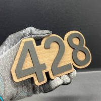 Door Custom 3D House Address Numbers – Laser Cut Door Sign Plaque