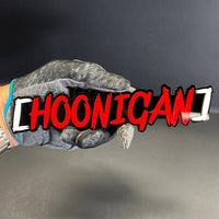 2PCS HOONIGAN 3D Emblem Badges – JDM Drift Style Acrylic Stickers Multicolor