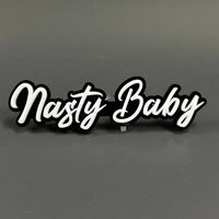 1PC NASTY BABY 3D Badge – Acrylic Fender Tailgate Trunk Car Truck Sticker Decal