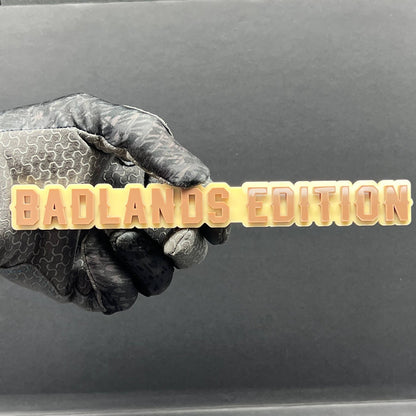 1pc BADLANDS EDITION Multicolor 3D Emblem Custom Acrylic Fender & Tailgate Badge