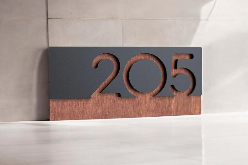 Personalized Home Address Sign house number Custom House Number Plaque