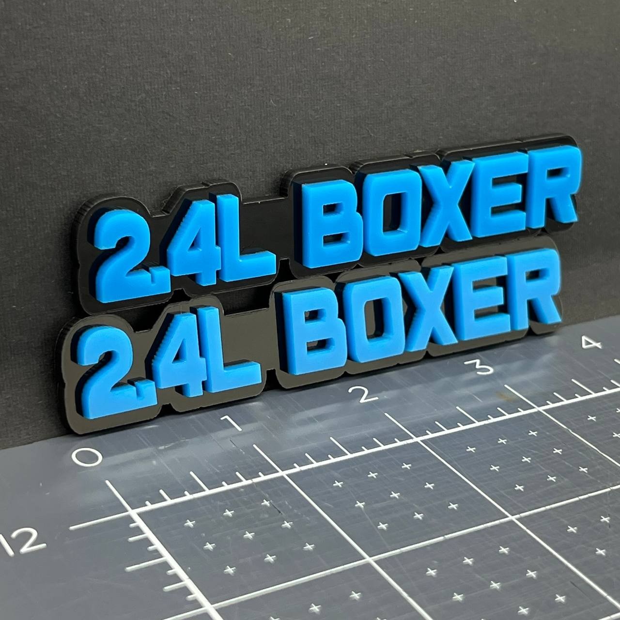 1PC 2.4L BOXER Emblem – 3D Acrylic Tailgate or Fender Badge for Truck SUV Car