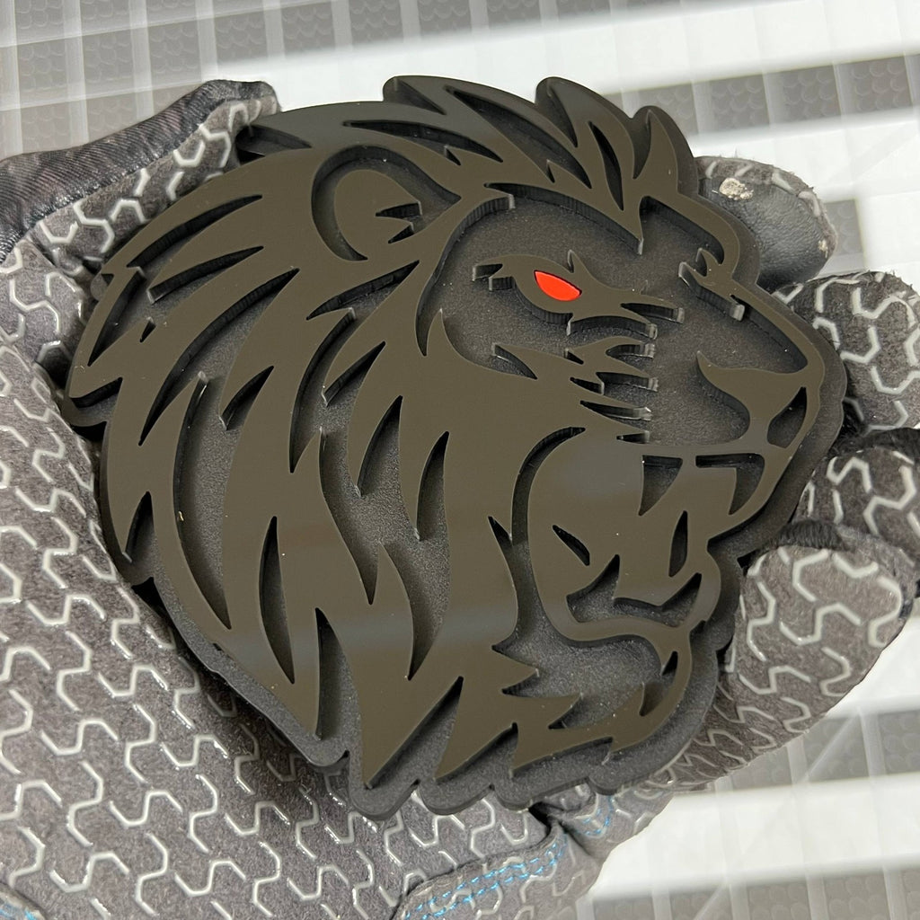 1pcs LION Multicolor 3D Acrylic Emblem – Custom Car, Truck & SUV Exterior Badge