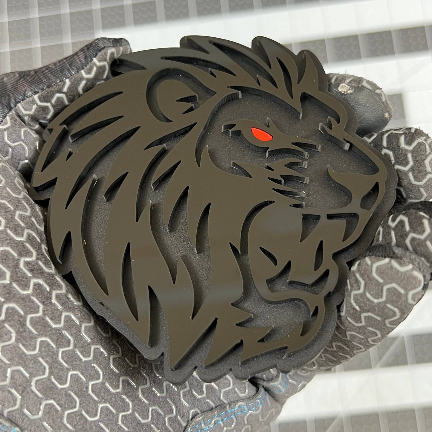 1pcs LION Multicolor 3D Acrylic Emblem – Custom Car, Truck & SUV Exterior Badge