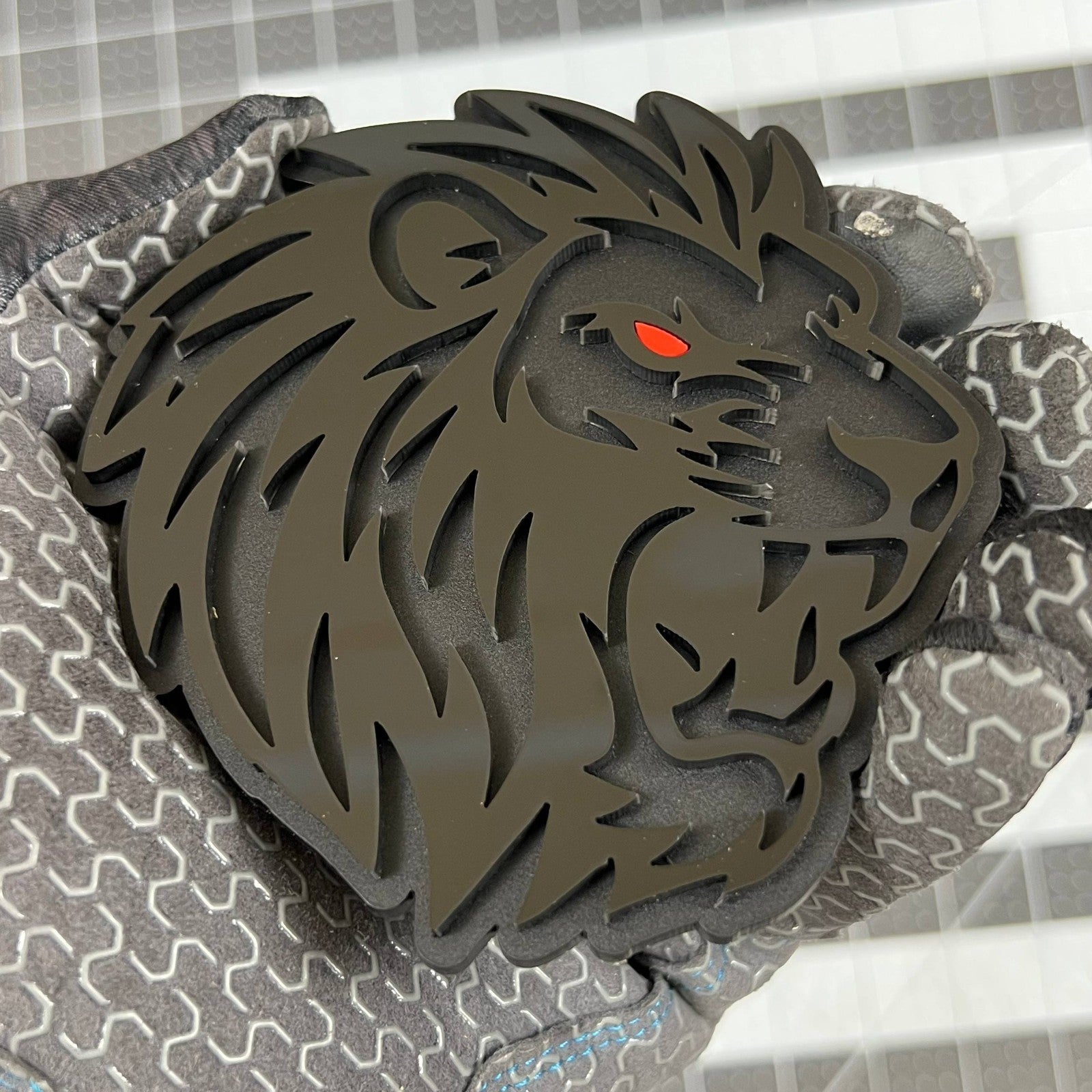 1pcs LION Multicolor 3D Acrylic Emblem – Custom Car, Truck & SUV Exterior Badge