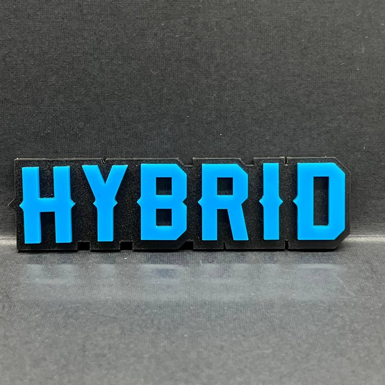 1pc HYBRID 3D Emblem – Custom Multicolor Acrylic Car Fender & Tailgate Badge