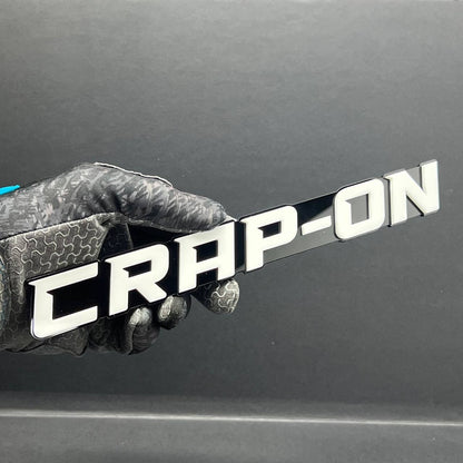 CRAP ON 3D Emblem – Custom Acrylic Exterior Badge Sticker for Car SUV Truck