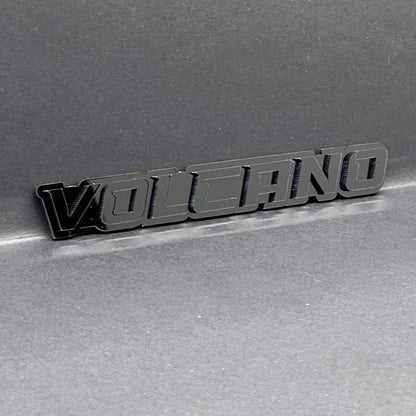 1PC VOLCANO Badge – 3D Acrylic Multicolor Car, Truck & SUV Fender Decal