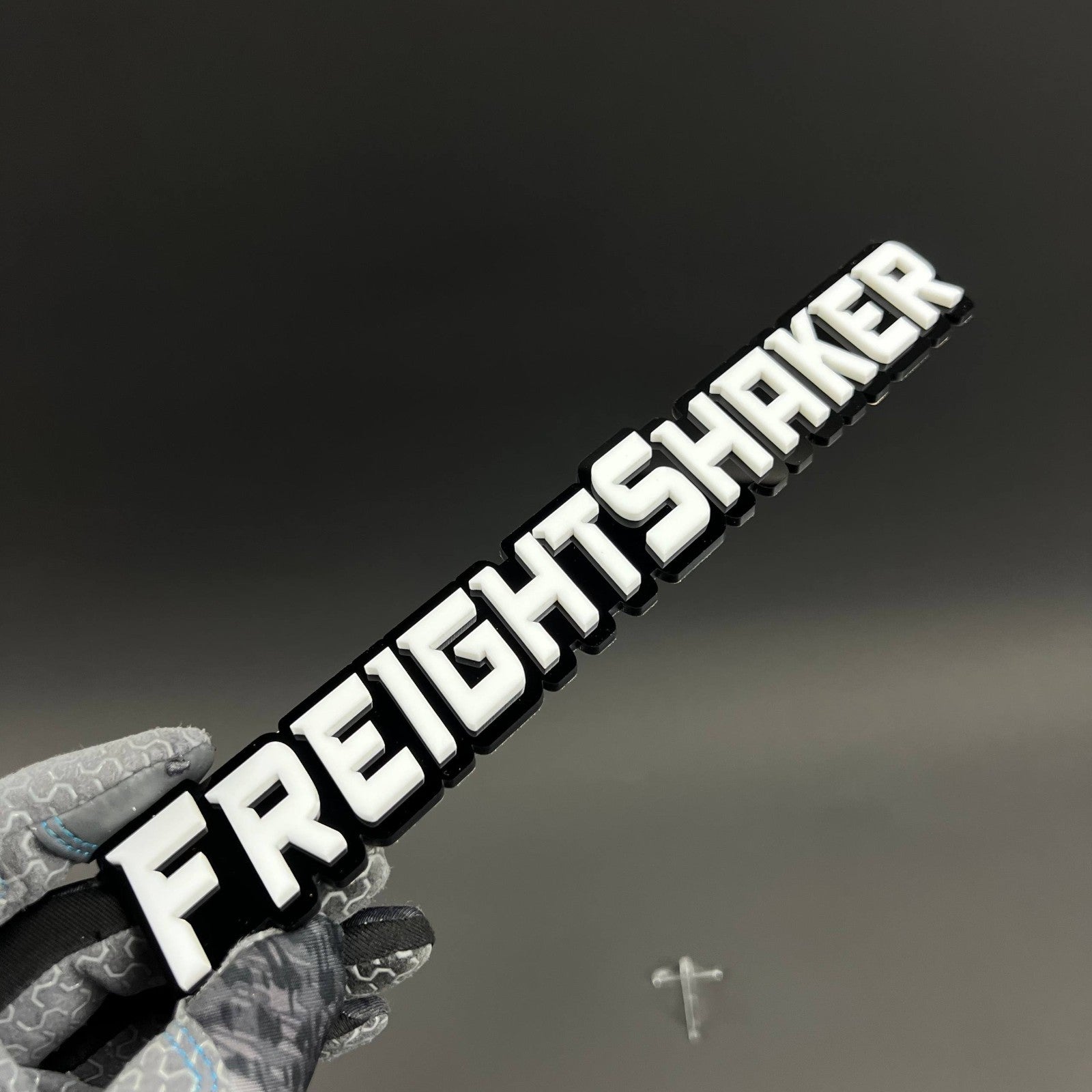 1PC FREIGHTSHAKER 3D Acrylic Badge – Car Truck Fender Tailgate Trunk Sticker 