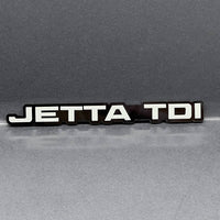 1PC Jetta TDI Emblem – 3D Acrylic Multicolor Car Truck SUV Tailgate Badge