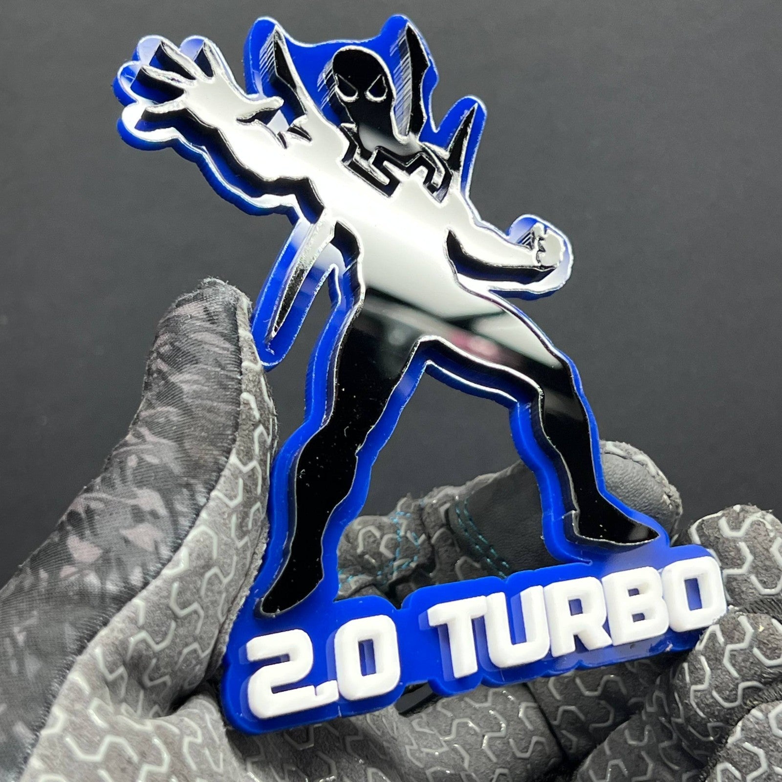 1PC Spider-Man Emblem – Custom 3D Multicolor Acrylic Car & SUV Badge