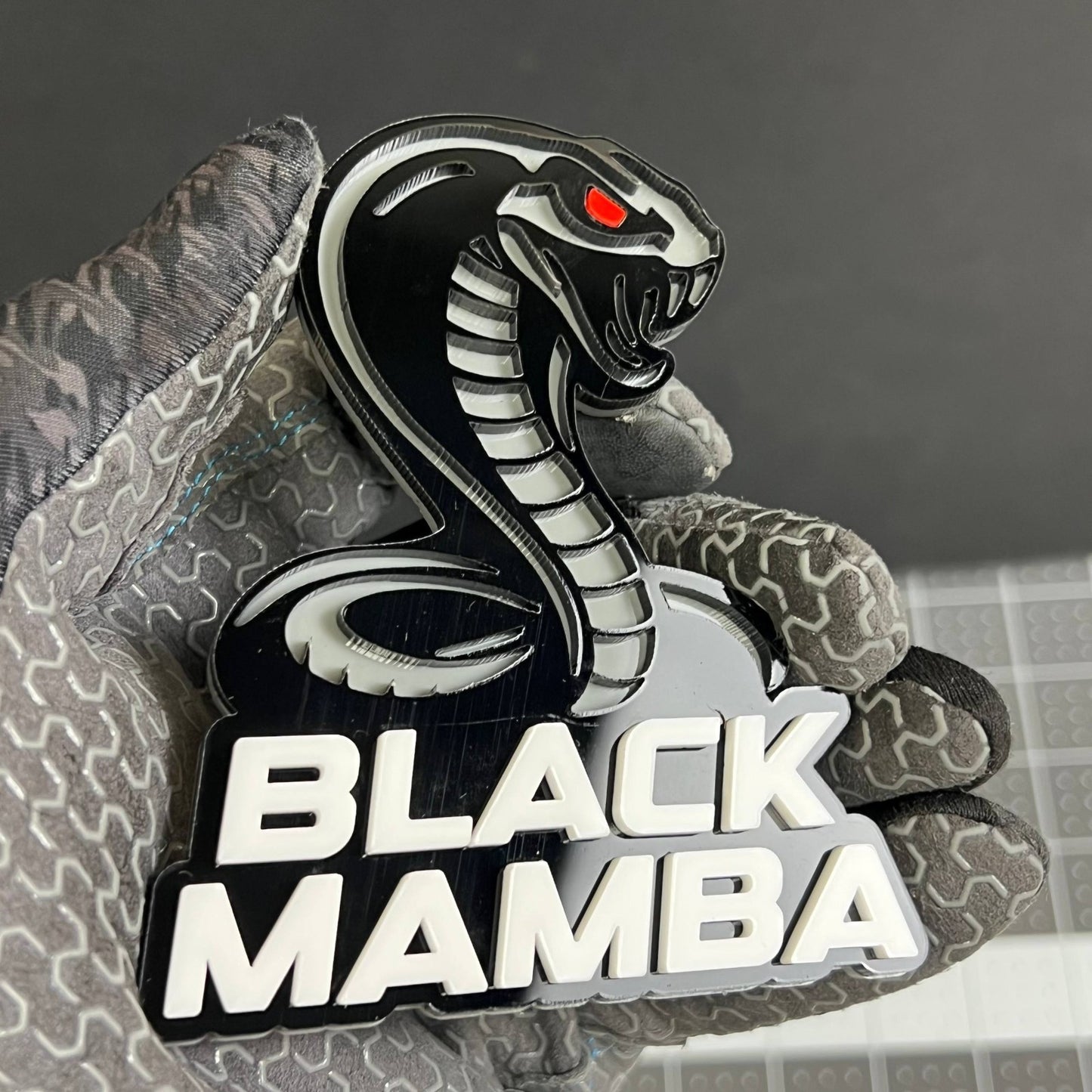 BLACK MAMBA 3D Emblem – Custom Acrylic Tailgate Badge for Ford Truck & SUV 1PC