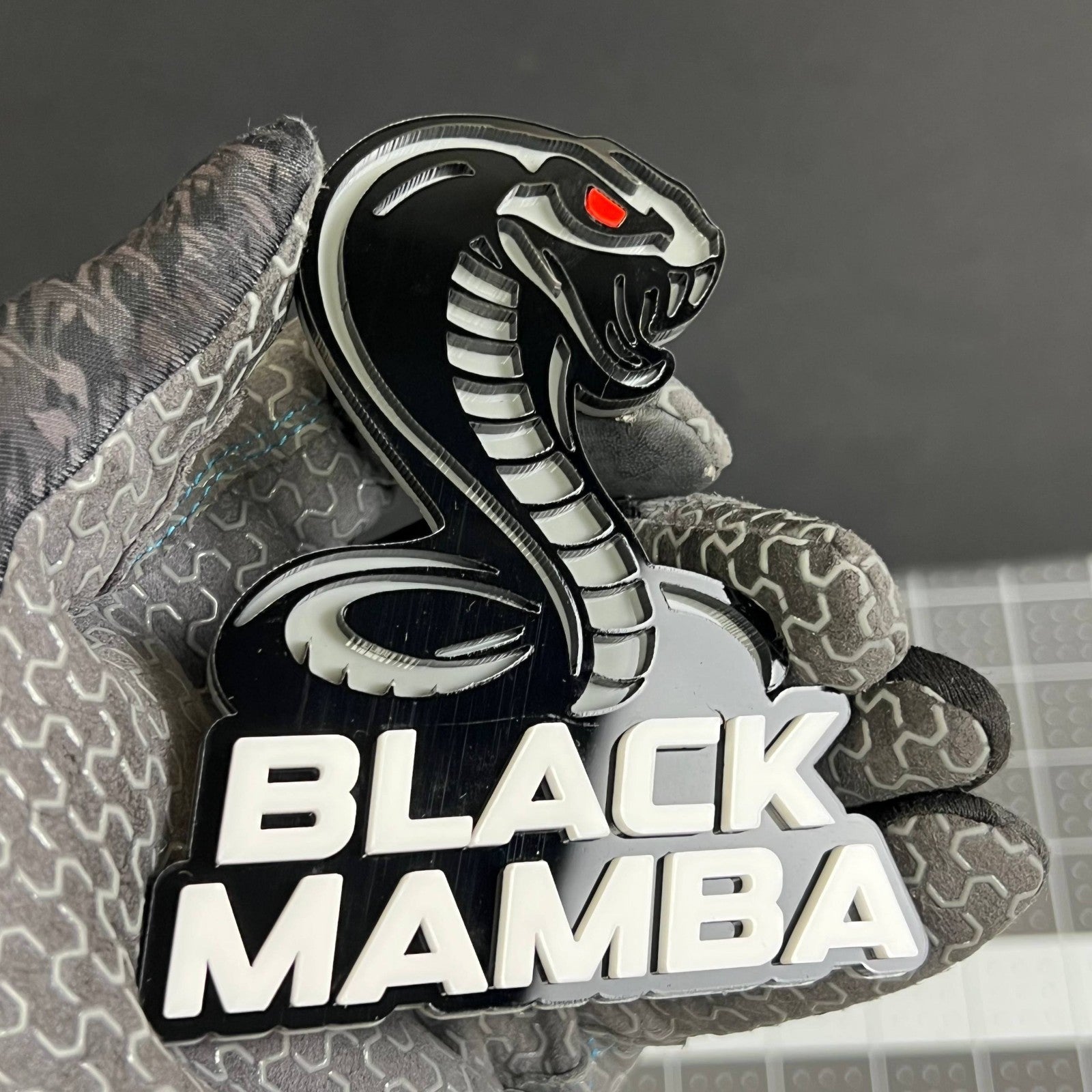 BLACK MAMBA 3D Emblem – Custom Acrylic Tailgate Badge for Ford Truck & SUV 1PC