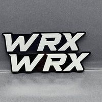 2PCS WRX Emblems – Custom 3D Acrylic Multicolor Fender & Trunk Badges