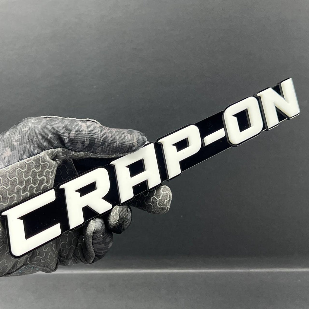 CRAP ON 3D Emblem – Custom Acrylic Exterior Badge Sticker for Car SUV Truck