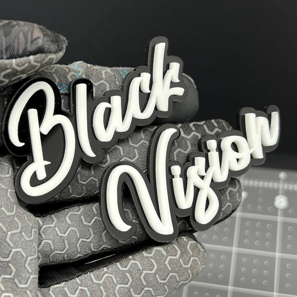 1PC Black Vision 3D Multicolor Acrylic Emblem Badge for Car SUV or Truck