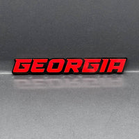 1pcs Georgia Multicolor 3D Car Emblem – Durable Acrylic Badge for Vehicles