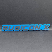 1PC Rubicon X Mate Emblem Custom Fender or Tailgate Badge for Car, SUV, or Truck