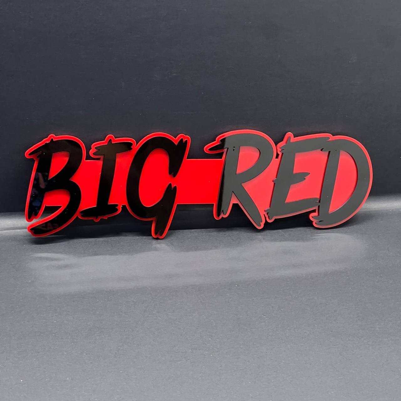 1PC BIG RED Emblem Multicolor Custom Badge Sticker for Car SUV TRUCK