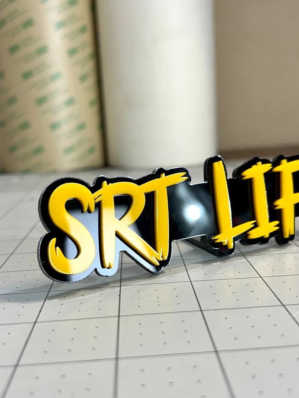SRT LIFE Multicolor Emblems –  SRT Side Fender Badges (Set of 2) for SRT Emblem