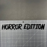 1PC HORROR Edition Emblem – 3D Multicolor Acrylic Car Badge Decal