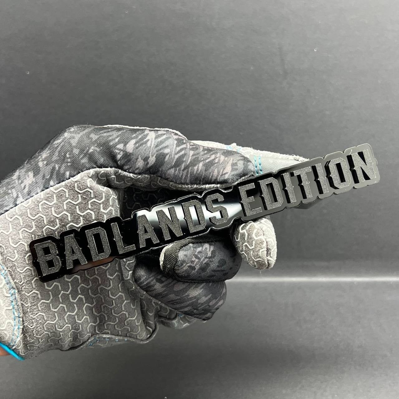 1PC Badlands Edition Badge – Custom Acrylic Multicolor Emblem Decal for Car