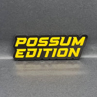 1PC POSSUM EDITION 3D Emblem Multicolor Custom Badge Sticker for Car SUV TRUCK
