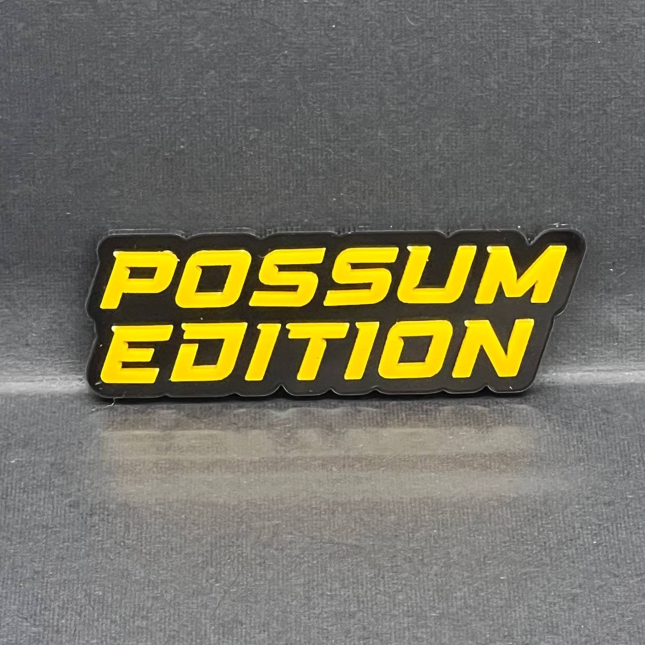 1PC POSSUM EDITION 3D Emblem Multicolor Custom Badge Sticker for Car SUV TRUCK