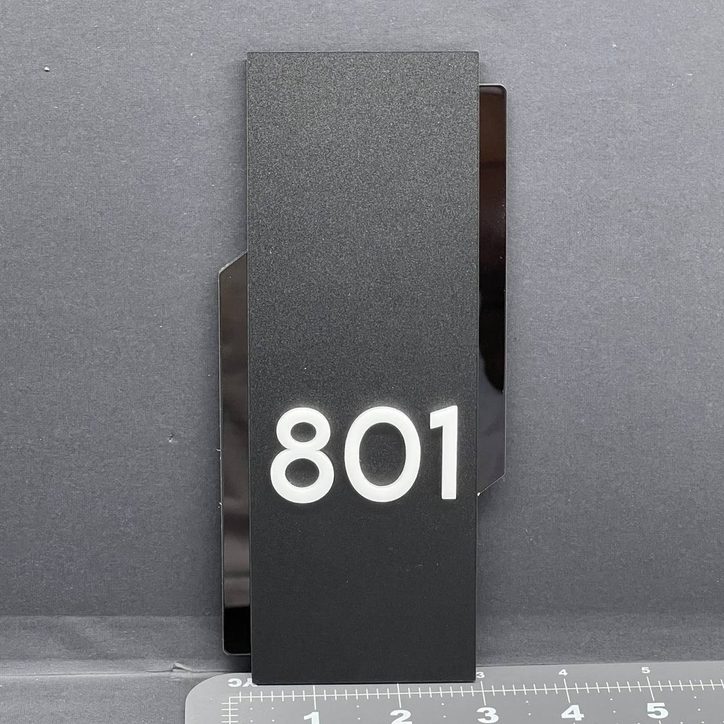 Custom House Number Sign – Personalized Multicolor Address Plaque for Door
