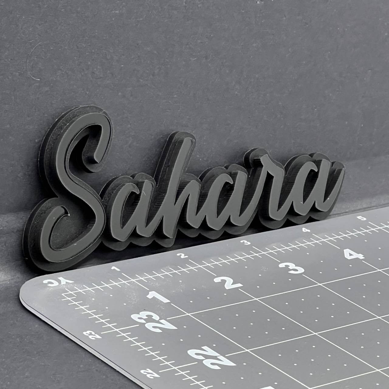 1PC SAHARA Emblem – 3D Acrylic Multicolor Fender or Tailgate Car Badge Decal
