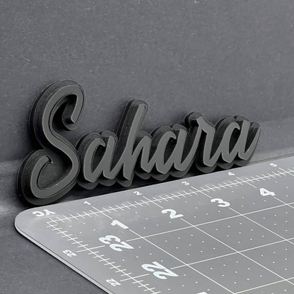 1PC SAHARA Emblem – 3D Acrylic Multicolor Fender or Tailgate Car Badge Decal