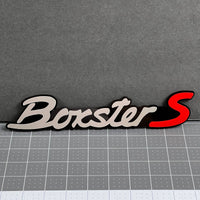 1PCS Boxster S Emblem – Premium 3D Multicolor Acrylic Car Exterior Badge