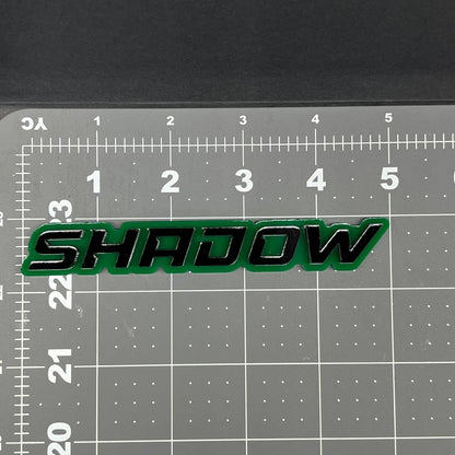 1PC SHADOW Emblem – 3D Acrylic Tailgate Badge Decal for Car, Truck, SUV