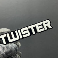 1x TWISTER 3D Acrylic Emblem – Custom Multicolor Car, Truck & SUV Exterior Badge