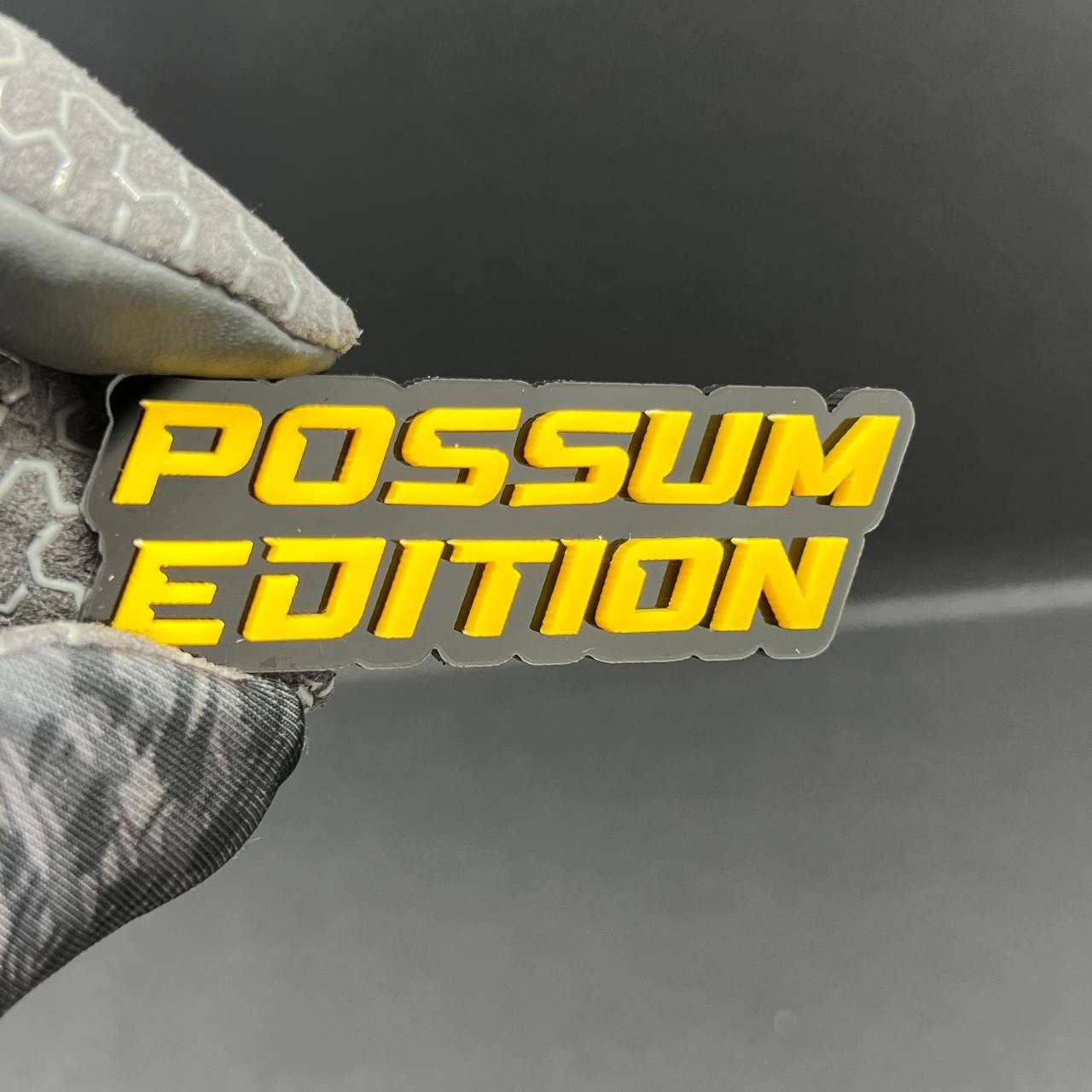 1PC POSSUM EDITION 3D Emblem Multicolor Custom Badge Sticker for Car SUV TRUCK
