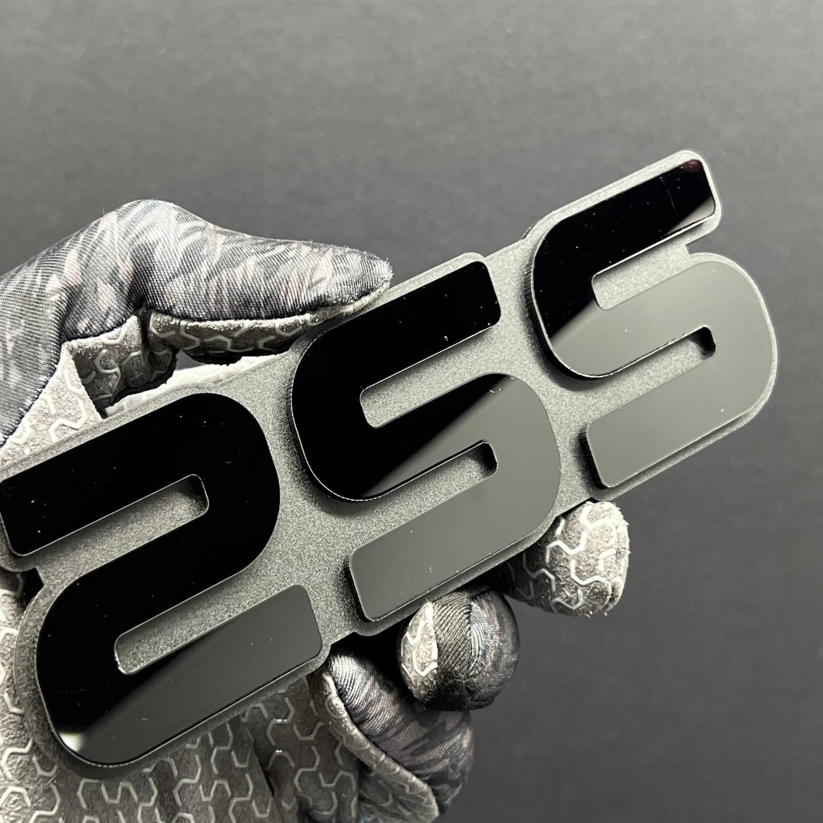 2SS Multicolor 3D Car Emblem – Durable Acrylic Fender & Trunk Decal 1pc