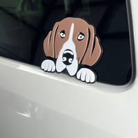 1PCS BEAGLE Emblem – Durable 3D Multicolor Acrylic Dog Lover Car Badge