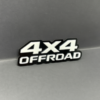 4x4 OFFROAD 3D Emblem – Multicolor Acrylic Car Badge Decal (1PC)