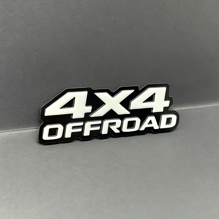 4x4 OFFROAD 3D Emblem – Multicolor Acrylic Car Badge Decal (1PC)