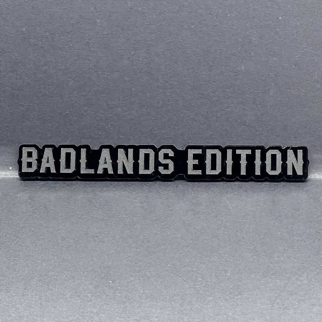 1PC Badlands Edition Badge – Custom Acrylic Multicolor Emblem Decal for Car