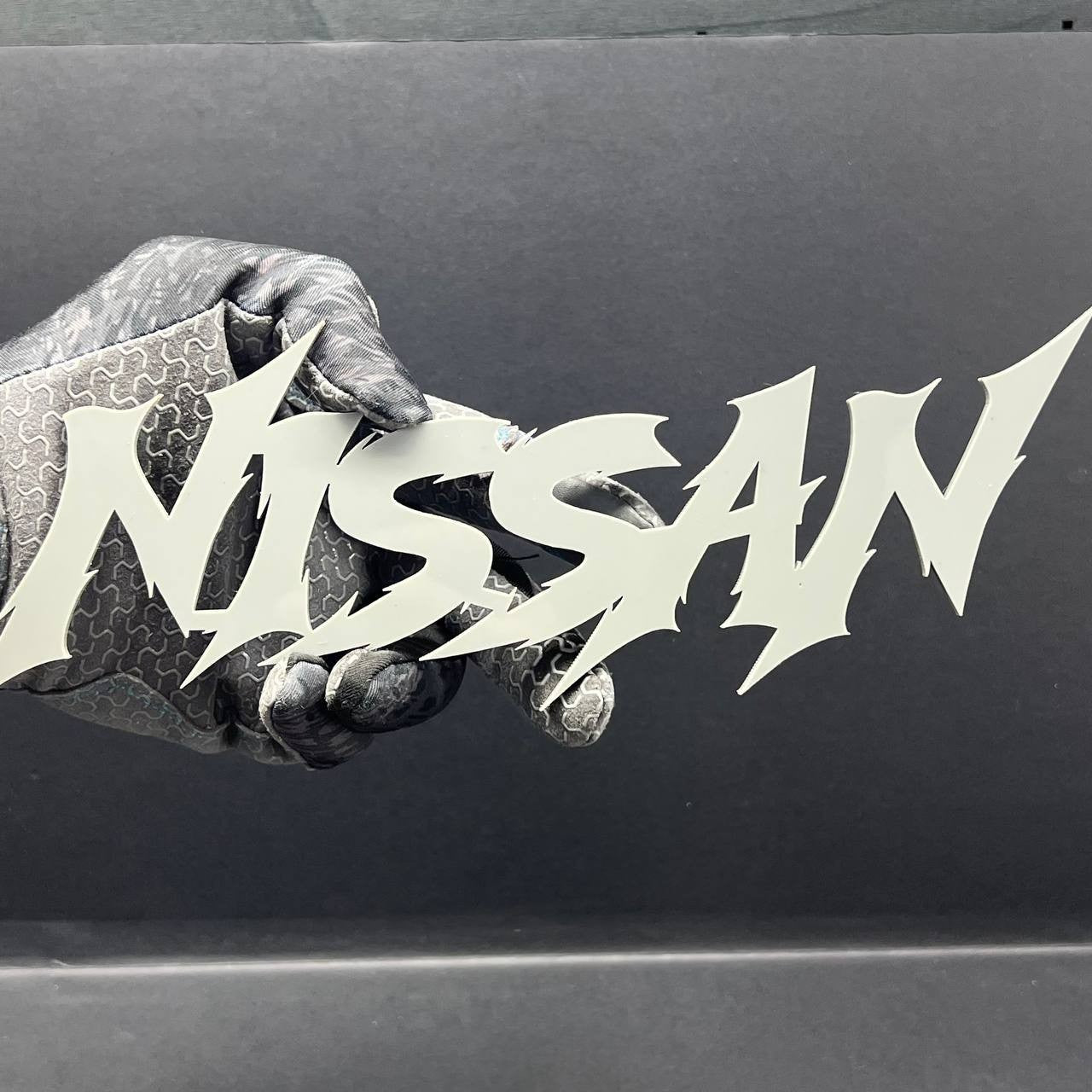 1PC Nissan Emblem – Multicolor Acrylic Car Exterior Fender Tailgate Badge Sticke