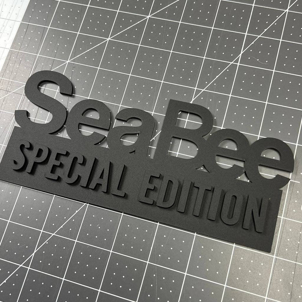 1PCS SEA BEE SPECIAL EDITION Badge – 3D Acrylic Car Truck Sticker Decal