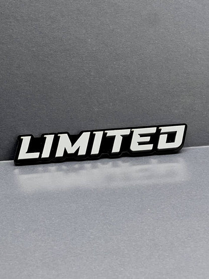LIMITED Emblem Car/Truck, (2) BADGES, Fender Emblem  Agressive Raging