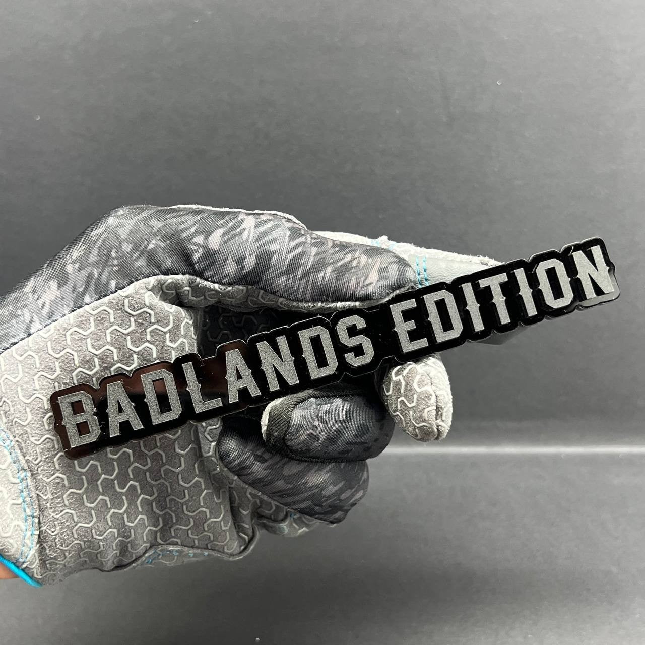 1PC Badlands Edition Badge – Custom Acrylic Multicolor Emblem Decal for Car