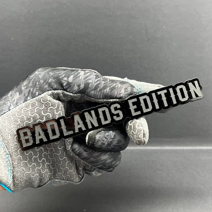1PC Badlands Edition Badge – Custom Acrylic Multicolor Emblem Decal for Car