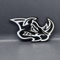 Rhino Badges – 2PCS Angry 3D Emblems for Car Truck Fender Decal