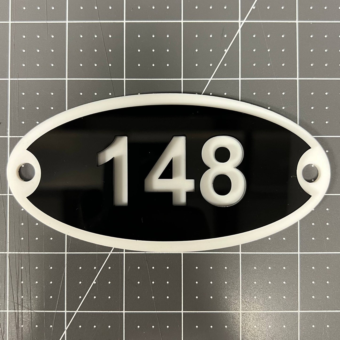 Custom 3D House Numbers – Modern Laser Cut Door Sign
