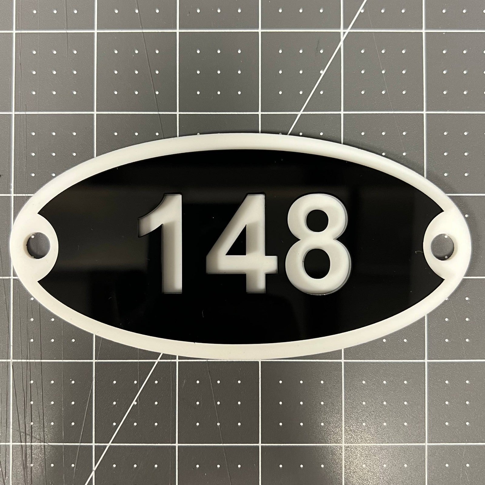 Custom 3D House Numbers – Modern Laser Cut Door Sign