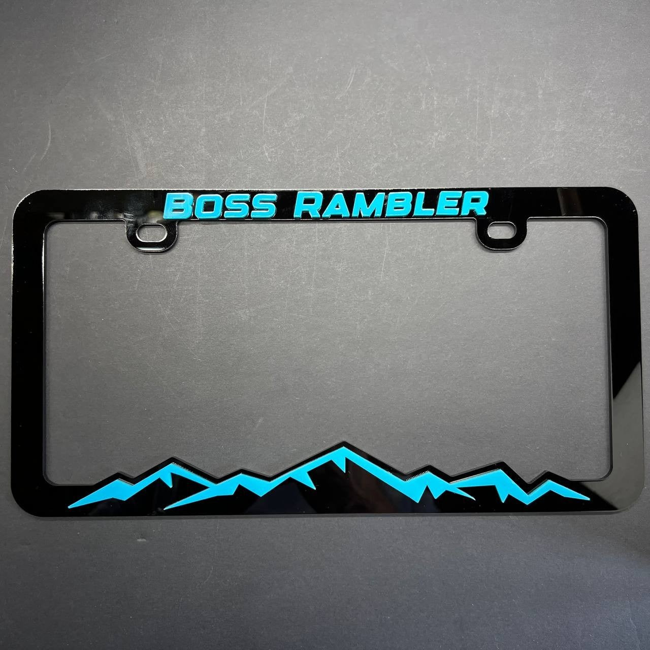 BOSS RAMBLER License Plate Frame Cover – Car Tag Frame for Truck SUV Car