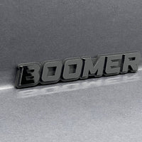 1PC BOOMER Badge – Custom 3D Multicolor Acrylic Car Fender & Trunk Sticker Decal